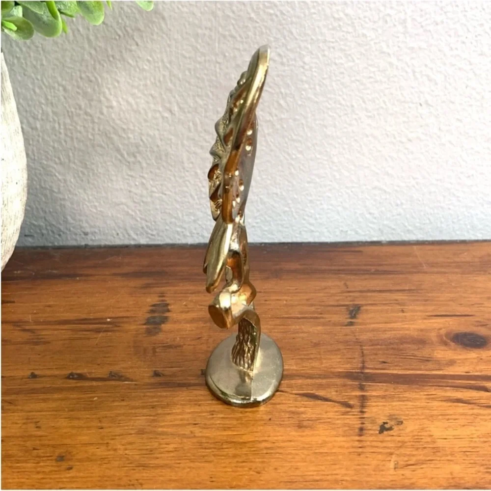 Vintage | Brass Butterfly On Branch Earrings Hanger - Picture 4 of 13